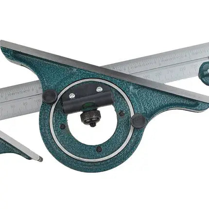 0-180 Degree Universal Level Protractor Combination Square Set Esquadro Right Angle Combination Square Protractor Ruler Set