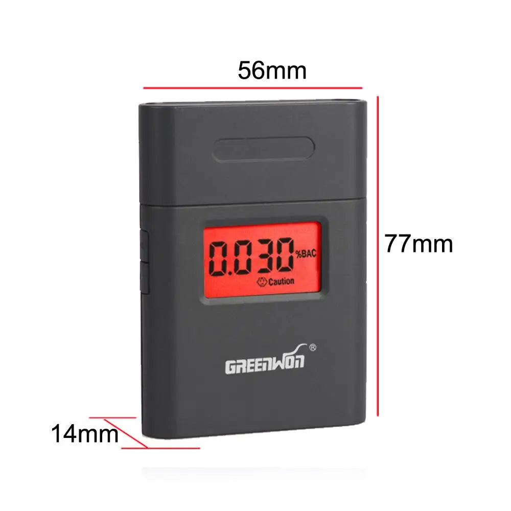 Alcohol Tester Professional Digital LCD Display Screen Breathalyzer Detector 838