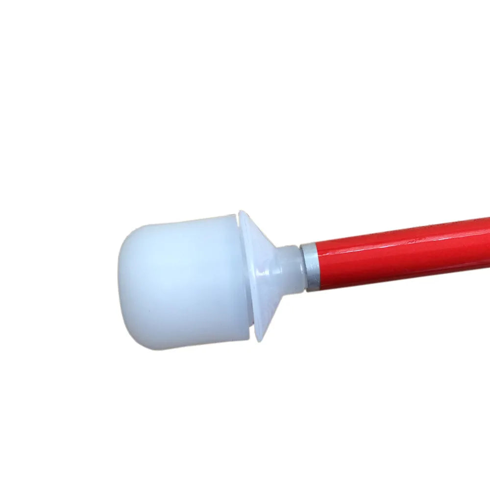 125cm, 130cm, 135cm, 140cm,145cm,150cm,155cm, Aluminum White Cane with Black Handle for the blind (folds down 7 sections)