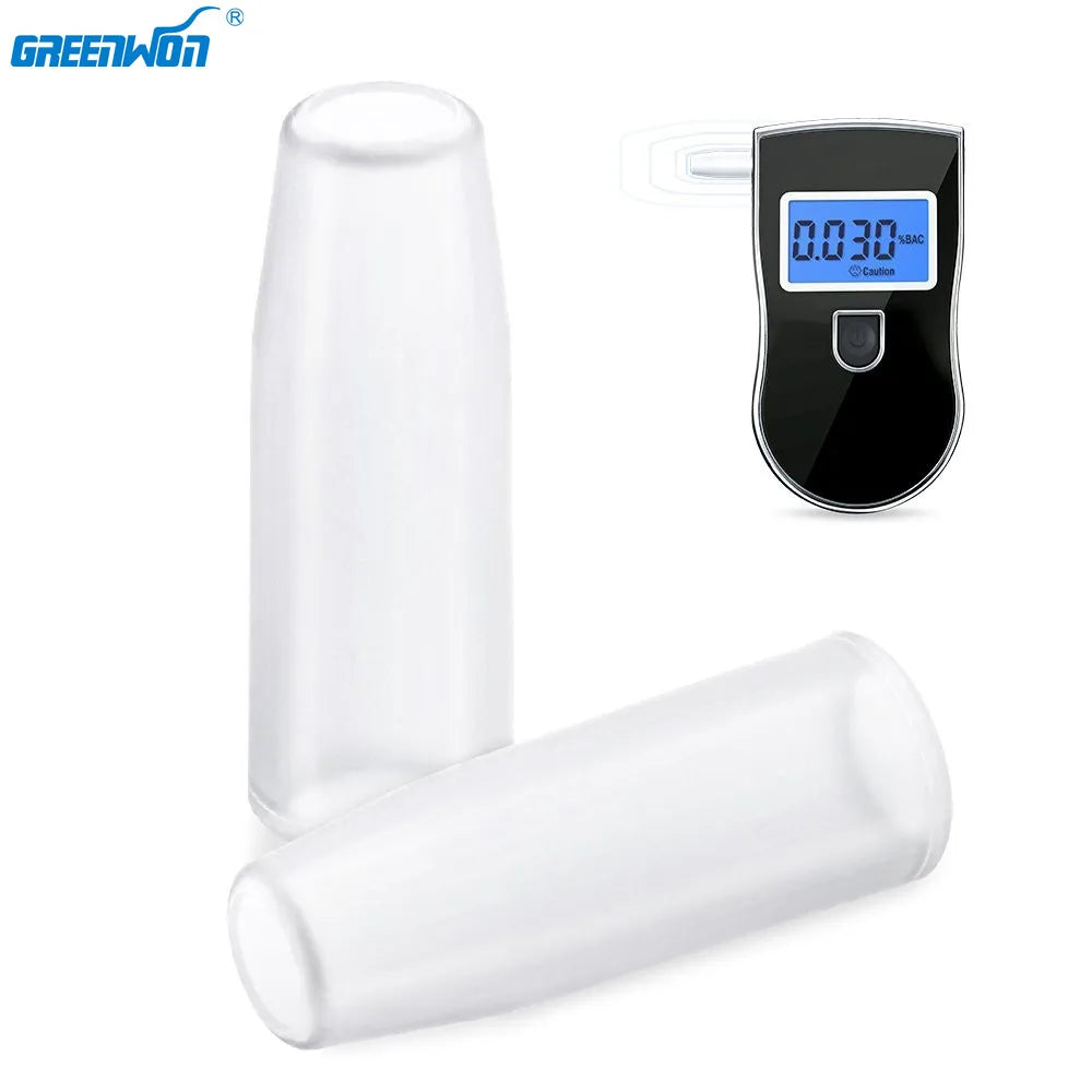 10PCS Digital Breath Alcohol Tester Breathalyzer Mouthpiece for Alcohol Tester AT-818