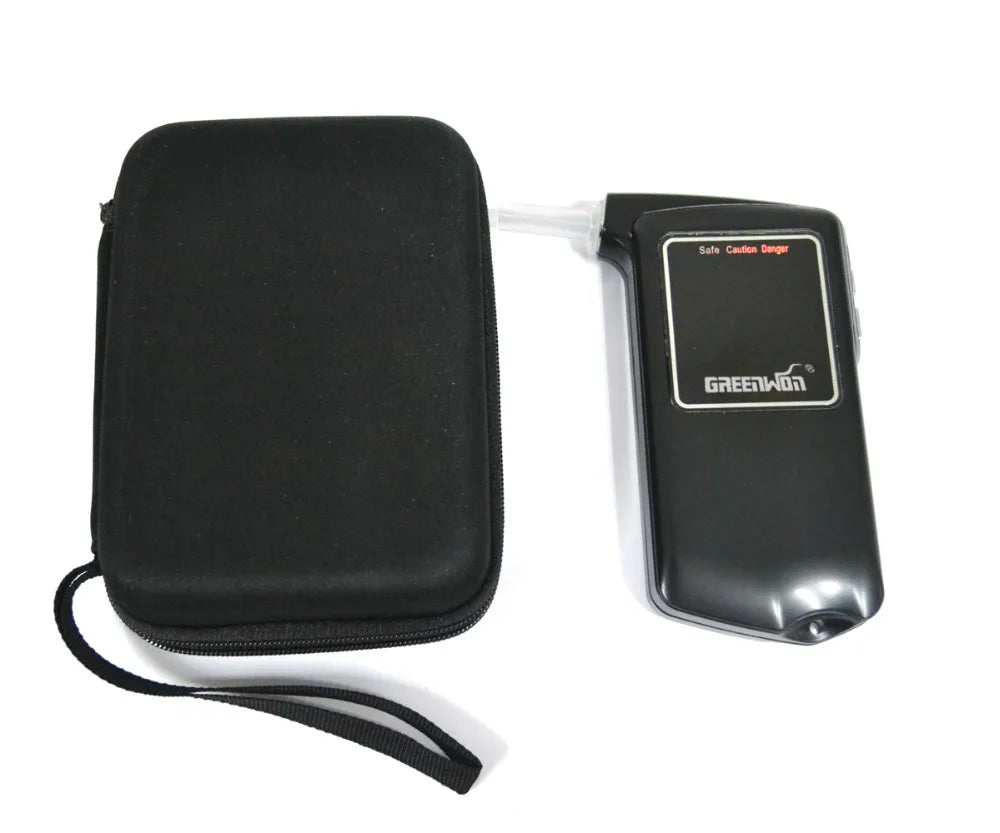 new Free shipping high accuracy Prefessional Digital Breath Alcohol Tester Breathalyzer AT858