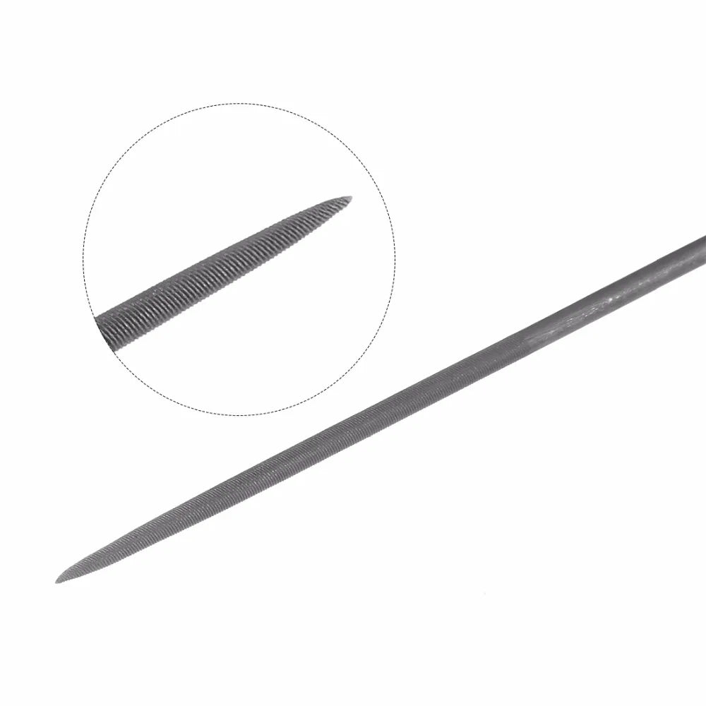 10Pcs 3x140mm Second Cut Steel Round Needle File Handy Tools Ceramic Crafts DIY Wood Rasp File Needle Jewelry Carving File
