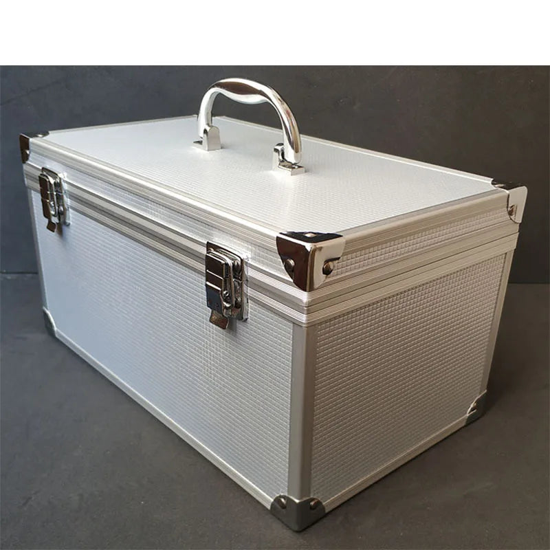 30x17x16cm Aluminum alloy Tool Case Portable Outdoor Vehicle Kit Box Equipmen Safety Equipment instrument Case Suitcase Outdoor