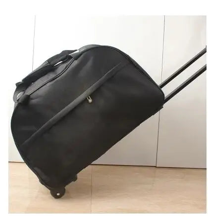 Luggage Bags Trolley Suitcase on wheels luggage Metal valise bagages roulette Hand Trolley Unisex Bag Sac a Frame Board Package