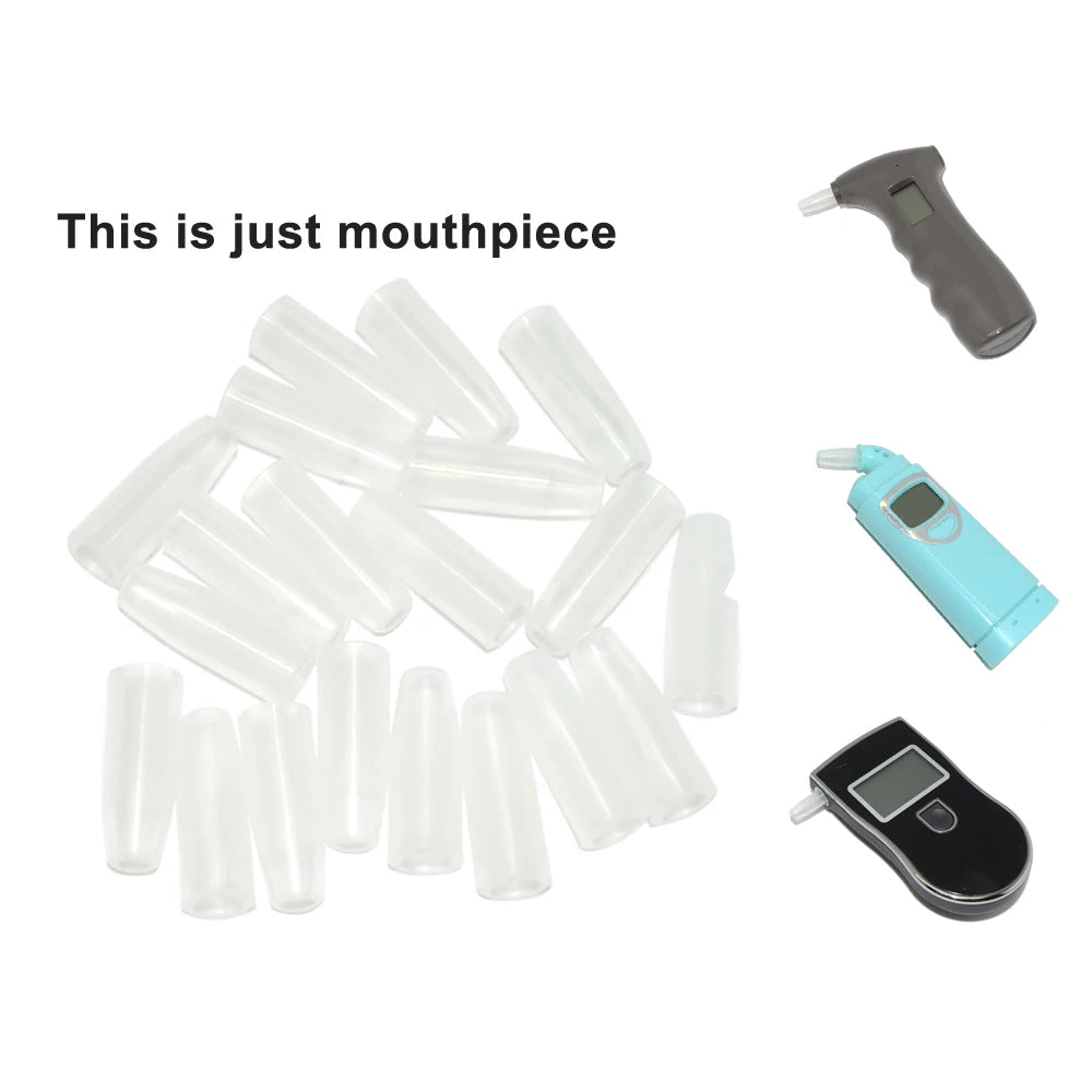 10PCS Digital Breath Alcohol Tester Breathalyzer Mouthpiece for Alcohol Tester AT-818