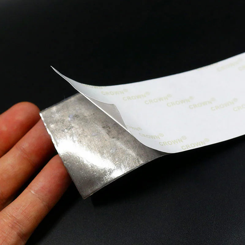 New 2pcs/bag Thickness 0.15mm or 0.25mm Lead Adhesive Zonker Tape 5*15cm Flat Adhesive Lead Sheet & Lead Foil Fly Tying Material