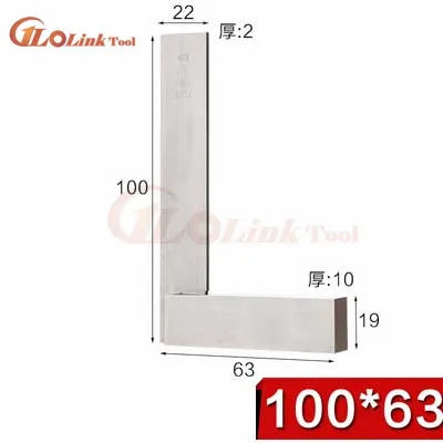 Machinist Square 90 Degree Right Angle Engineer Set Precision Ground Steel Hardened Angle Ruler Measurement Tool