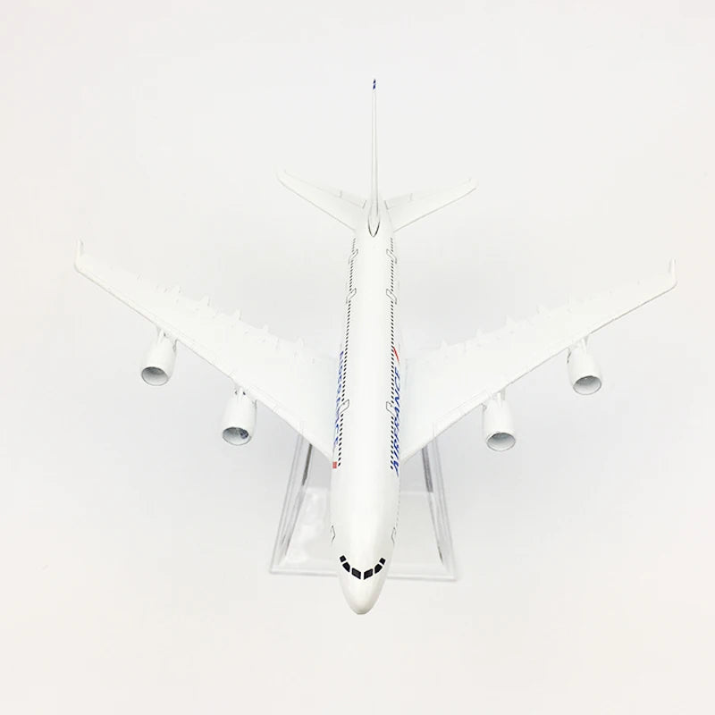 JASON TUTU 16cm Air France Aeroplane Model Airbus A380 Aircraft Model Planel Airplane Diecast Metal 1/400 Scale Planes
