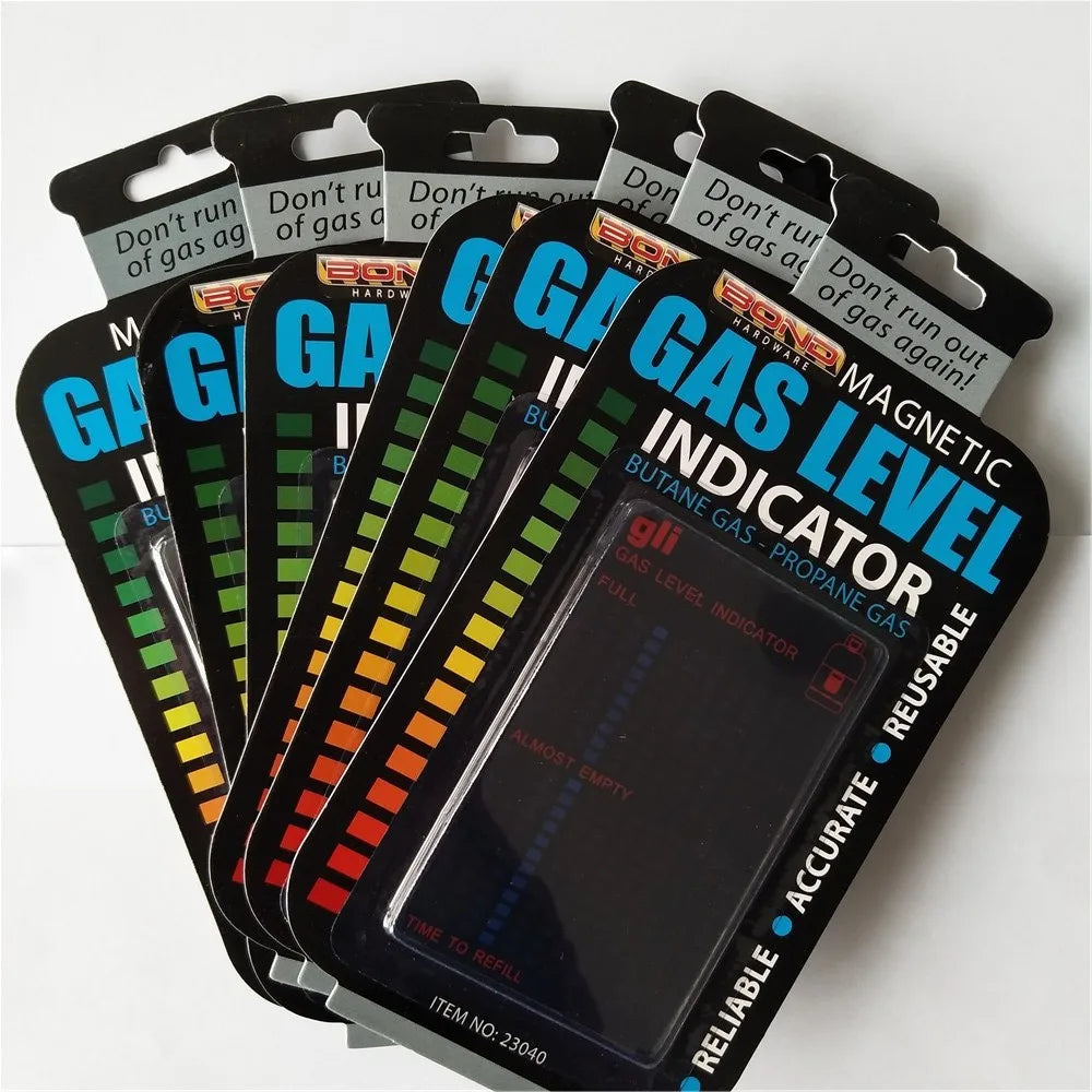 10pcs Gas Tank Level Indicator Magnetic Gauge Caravan Bottle Propane Butane LPG Fuel Gas Tank Level Indicators Mar15-45