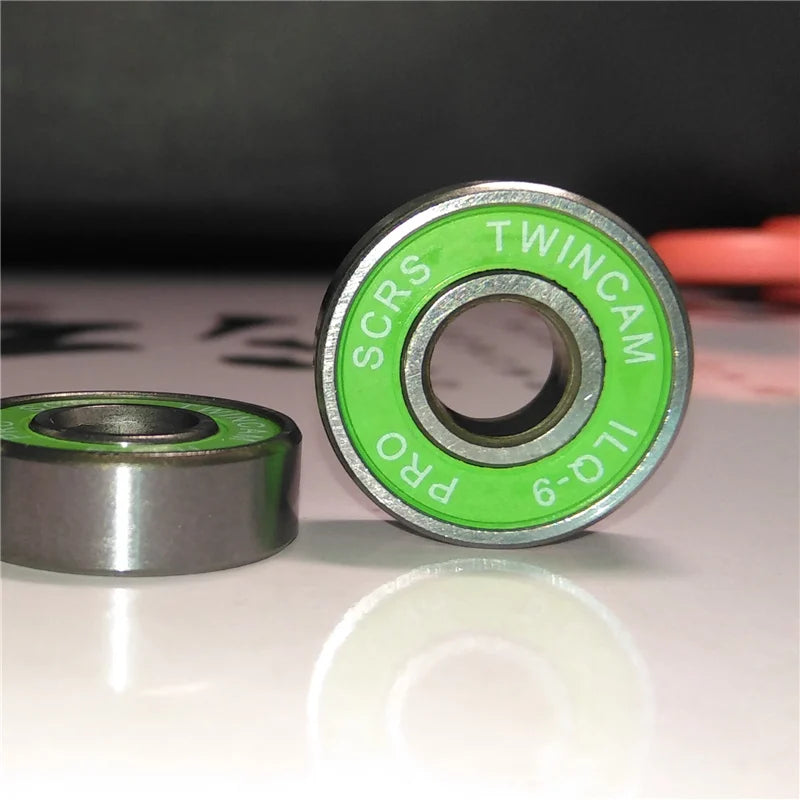 16 pieces Inline Skates Bearing Durable ILQ-9 Pro Dual Line Roller Skate Shoes Skateboard High Speed Skating 608 Box Case Spacer