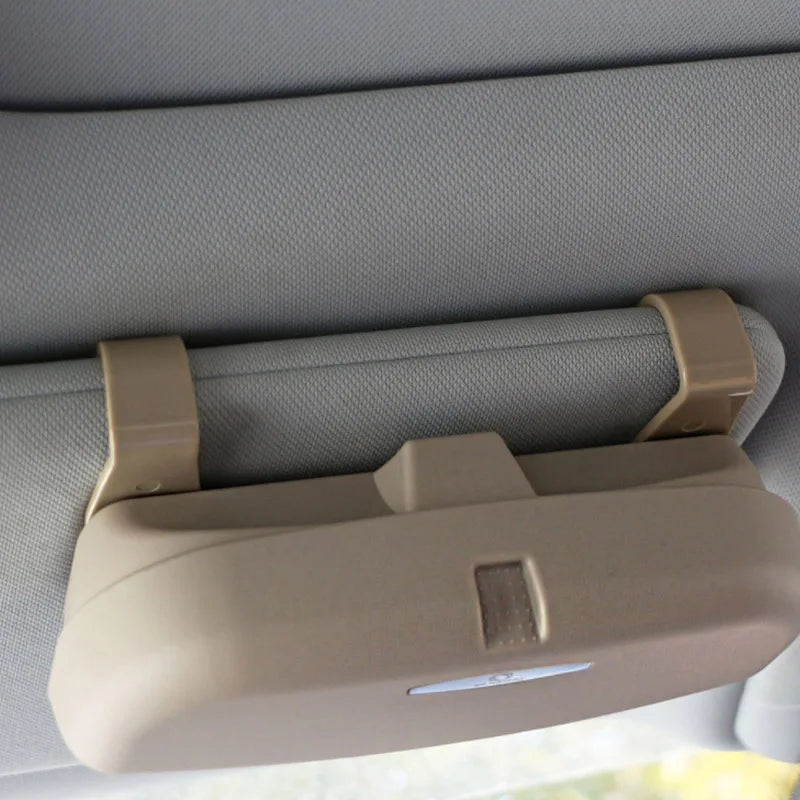 Car Glasses Case General Car Glasses Clip Sunglasses Storage Box for Renault Koleos Kadjar Duster for Samsung QM6 QM3