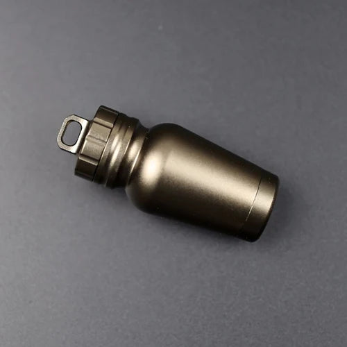 Aluminum Alloy Waterproof Canister Seal Bottle Outdoor Camping EDC Tool Waterproof Bottle
