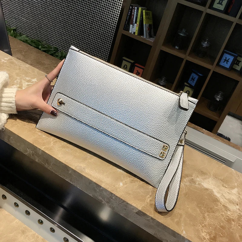 Fashion Luxury Handbag Women Bags PU Leather Designer Ladies Evening Envelope Bag Female Day Clutches 2026 New Lady Clutch Purse
