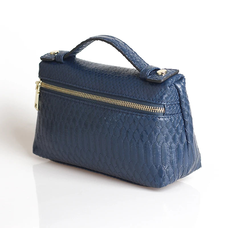 XMESSUN Crocodile Pattern Makeup Bags for Women 2026 Trendy Bag Clutch Bag Luxury High Quality Handbag Designer Handbag Purse