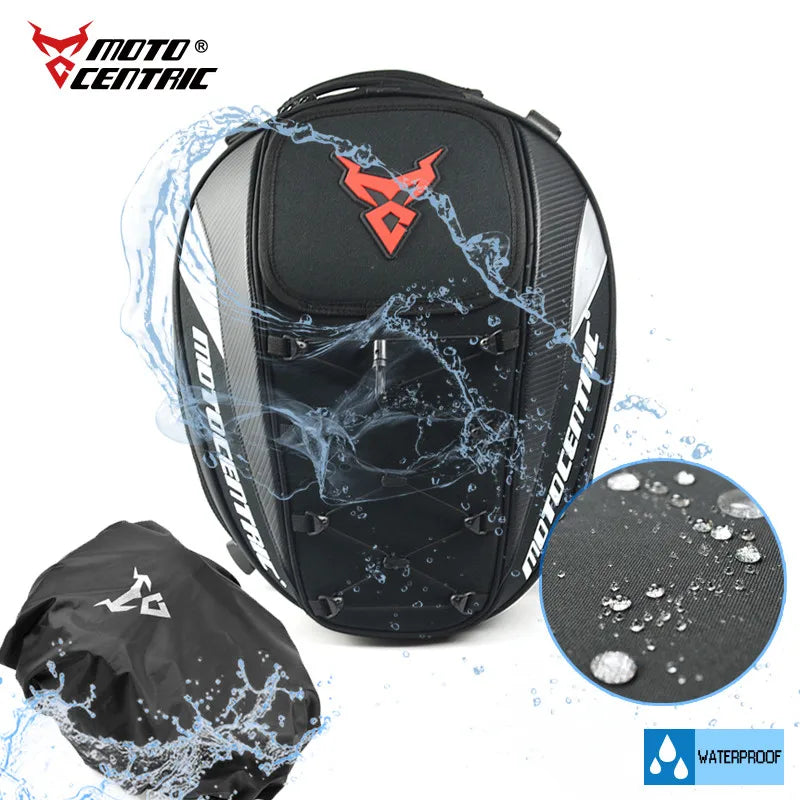 MOTOCENTRIC Waterproof Motorcycle Tail Bag Multifunction Rear Seat Bag High Capacity Motorcycle Bag Rider Drop Leg Side Bag