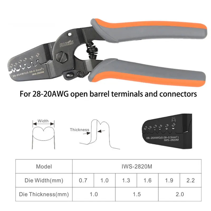 Crimping Tool Pliers JST XH-2.54 Crimping pliers for JST 2.54 2510 Connectors With Connector plug + needle +socket Header