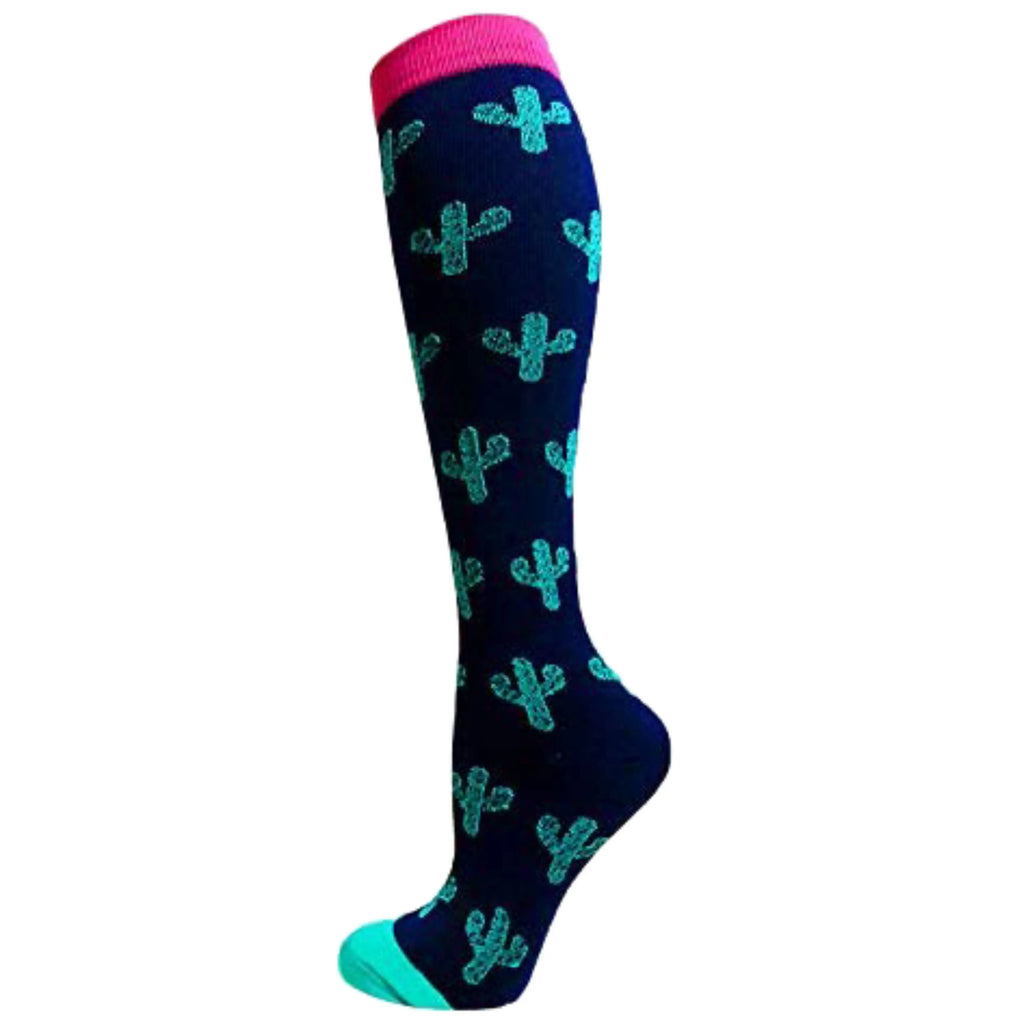 50 Style Antifatigue Unisex Compression Socks Fit for Nurses Flight Travel Medical Varicose Veins Leg Relief Pain Knee Stockings