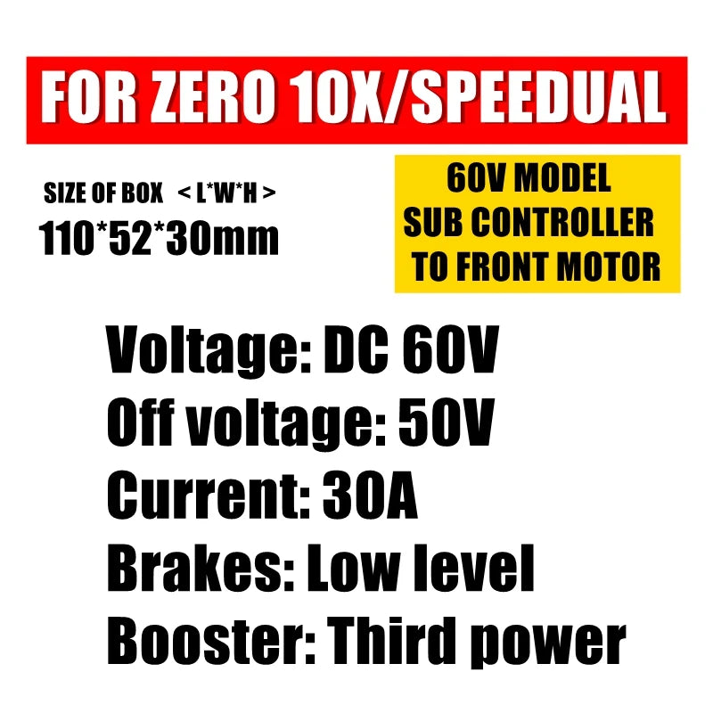 Original Controller for Electric Scooter Speedual Grace Zero 8 9 10 8X 10X 11X Mini Plus ddm Macury Spare Parts 36 48 52 60 72 V
