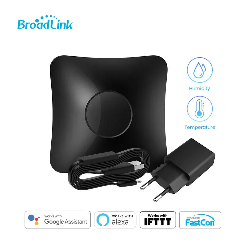 BroadLink RM4 Pro+ HTS2  Version Wireless Universal Remote Hub withTemp and Humidity Sensor Smart Home Solution