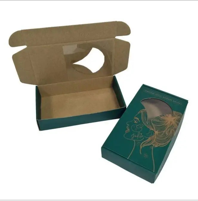 paper box Custom boxes  gift box bag Corrugated paper shipping mailer boxes Printed logo Packaging Clothes shirt Box 100PCS/lot