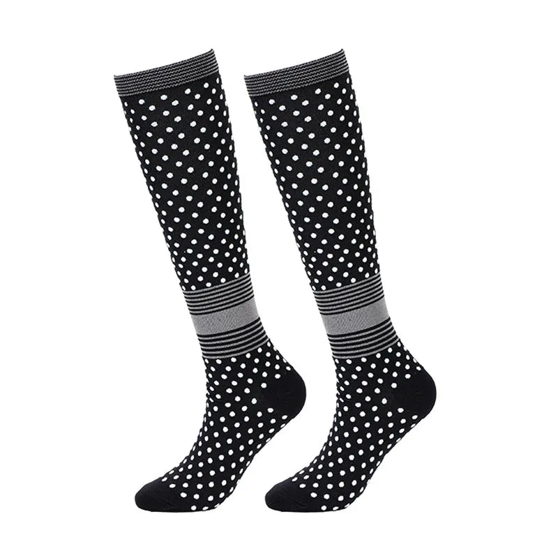 Compression Socks For Women & Men Circulation Compression Socks Knee High Best For Running,Medical,Nurse,Travel,Cycling,Diabetes