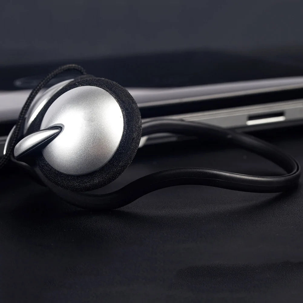 New Wired Neckband Headphones 3.5mm / 6.35mm Plug Piano Sound Black Headset Earphones For TV Phones PC Electronic Piano Headsets
