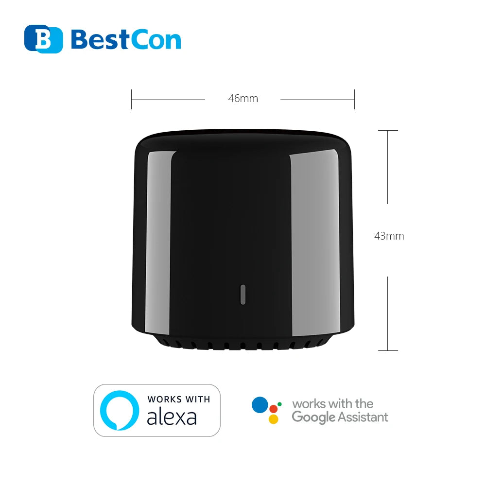 BroadLink RM4 BestCon RM4C mini Wi-Fi Smart Universal Remote Voice Control with Google Home & Alexa Smart Home HUB