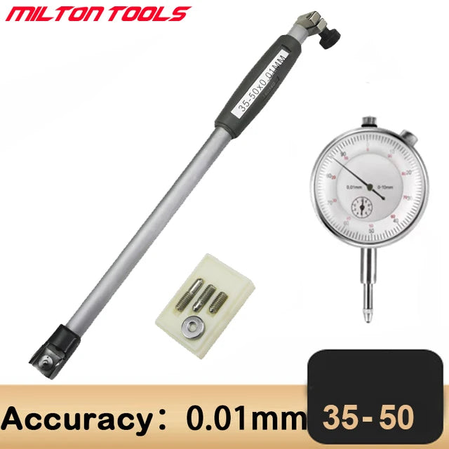 18-35mm 35-50mm 50-160mm/0.01mm Dial Bore Gauge Center Ring Dial Indicator Micrometer Gauges Measuring Tools