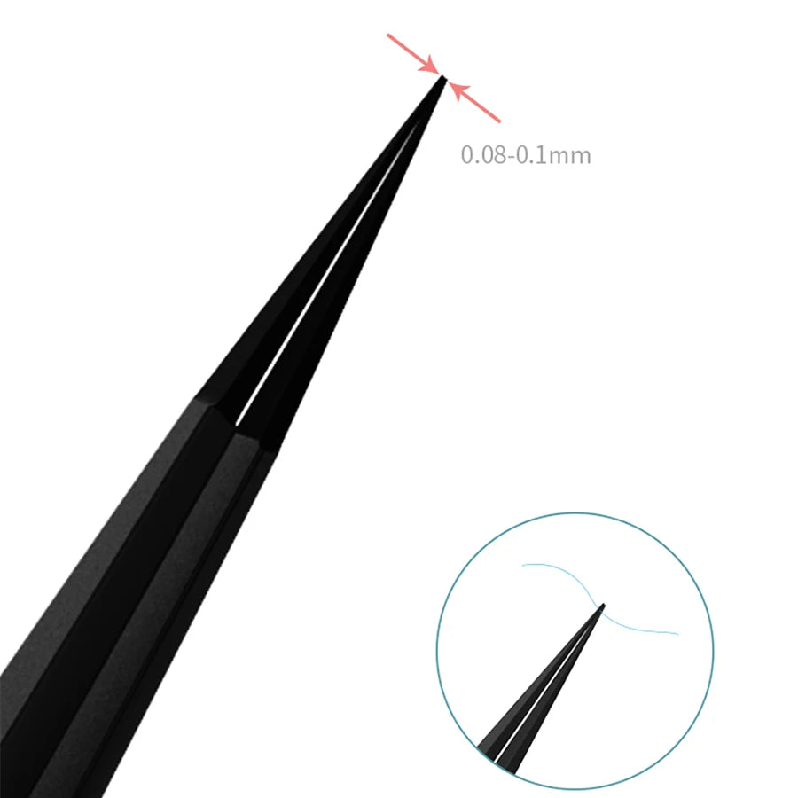 Qianli INeezy Ultra Fine Tweezers Manual Gringding Non-magnetic Stainless Tweezer BGA Jumper Repair Forceps for Phone Repair
