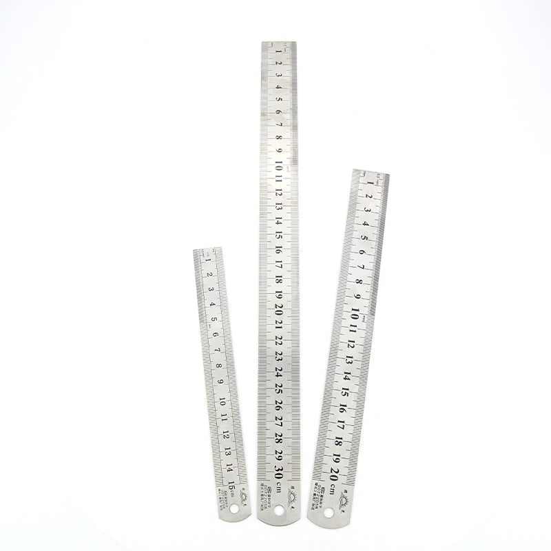 Metal Ruler Stainless Steel Angle Ruler Steel Rule Square Measure Goniometro Level Tool Angle Meter Woodworking Tools 15/20/30mm