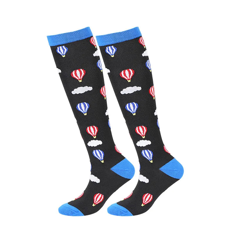 Compression Socks For Women & Men Circulation Compression Socks Knee High Best For Running,Medical,Nurse,Travel,Cycling,Diabetes
