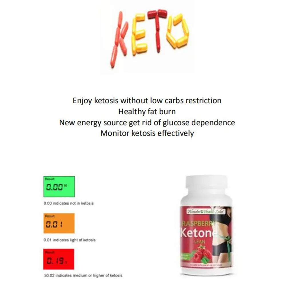 GREENWON Digital Ketosis Meter Breath Ketone Tester Monitor Fat Burn & Weight Loss Monitor Detector