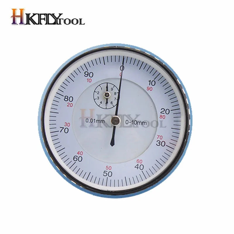 High Precision 0-10mm 0.01mm Dial Thickness Gauge Leather Metal Case Tester Flat  Width Measuring Instrument Tools