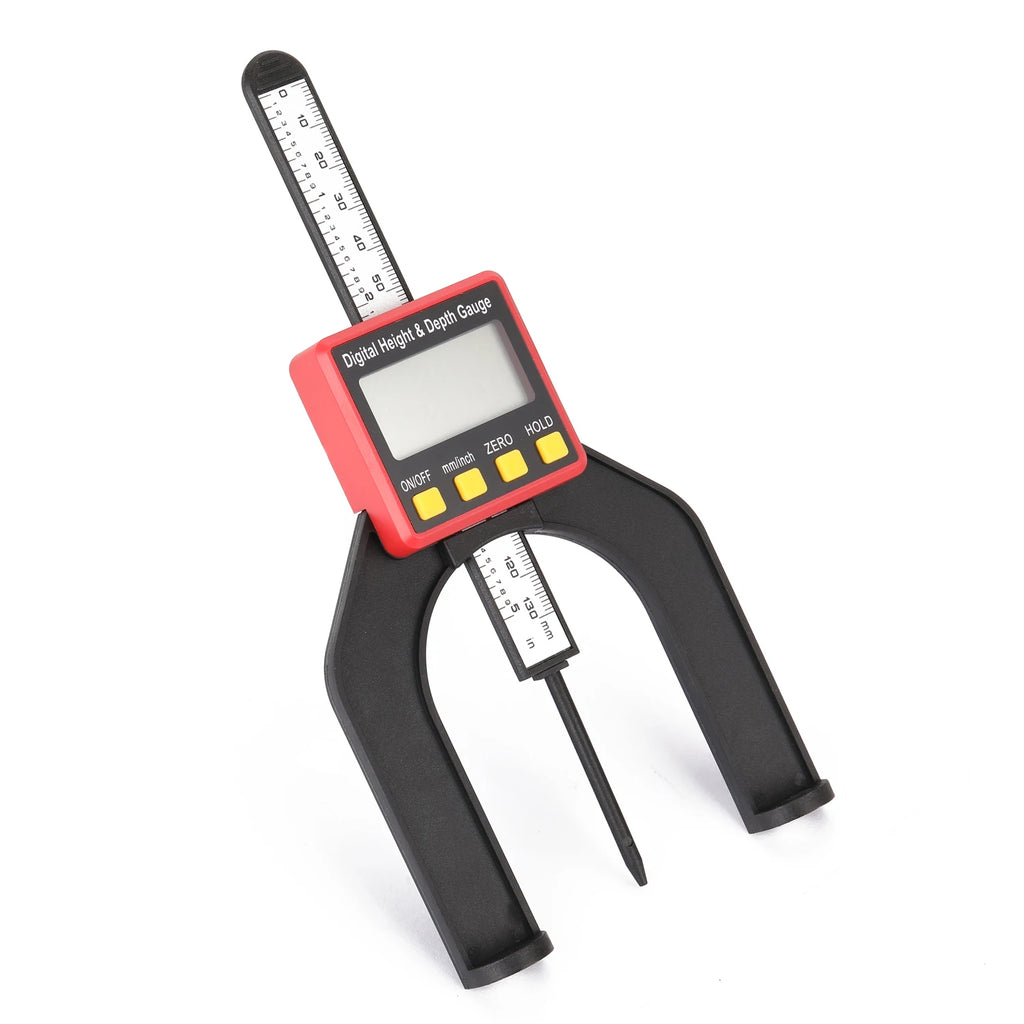 Height Depth Counting Meter Woodworking Depth Gauge Altimeter Ruler Digital Caliper Tool Wood Working Measuring Tools
