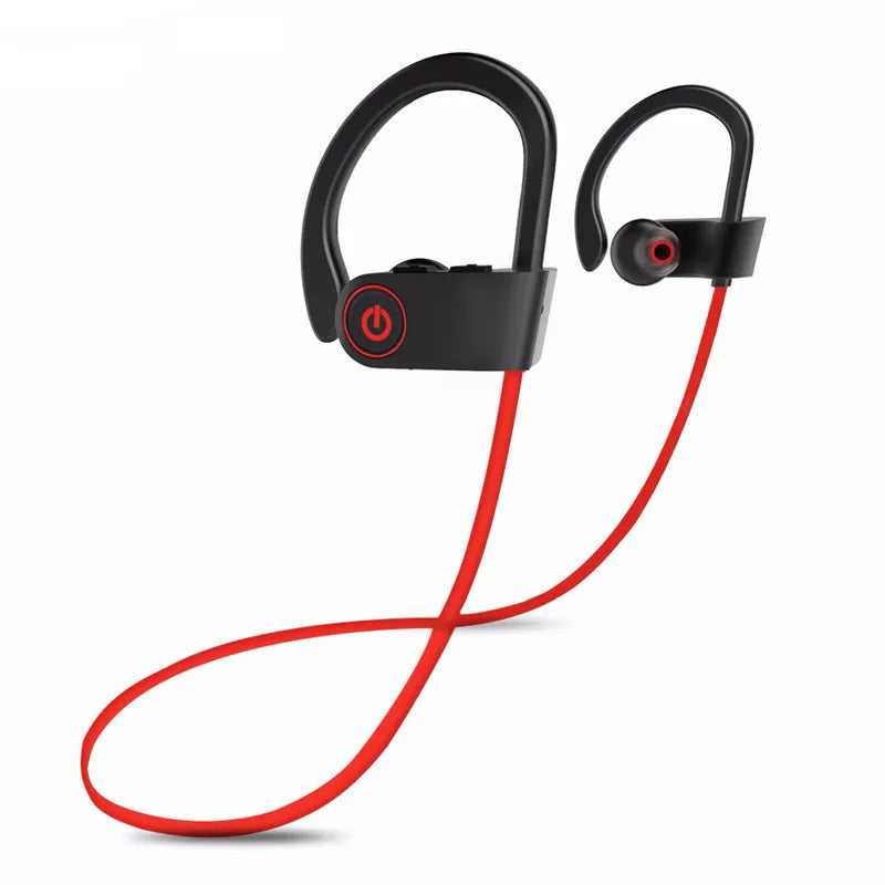 U8 Wireless Earphone Bluetooth 4.1 Headset with Microphone Ear Hook Sport Cordless Phone Bluetooth Earbuds Earpieces