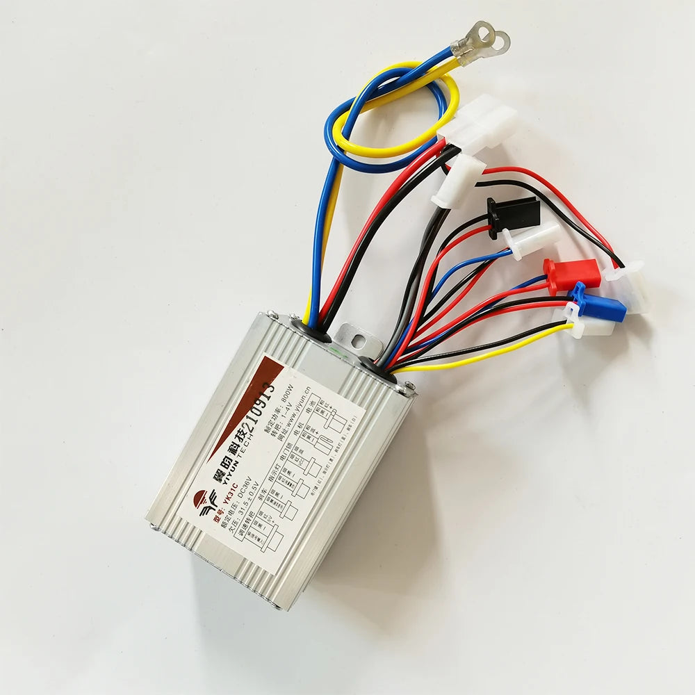 36V 48V 800W  Brush Motor Controller YK31C 3 Speed YIYUN  Electric Bike  Scooter Controller Accessory 9 Set of Cables