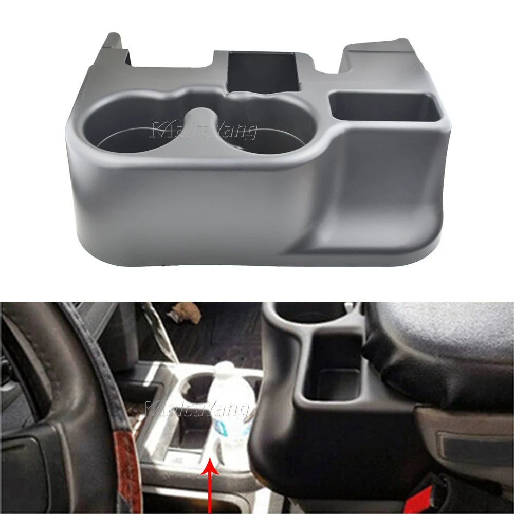 Car Styling Fit for Dodge Ram Truck 1500/2500/3500 Central Control Water Cup Beverage Holder Storage Box Attachment SS281AZAA