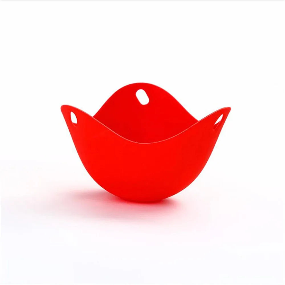 4Pcs/lot Silicone Egg Poacher Poaching Pods Pan Mould Egg Mold Bowl Rings Cooker Boiler Kitchen Cooking Tool Accessories Gadget