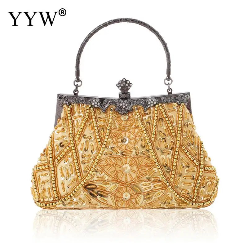 Vintage Handbag Female Luxury Evening Bags Dark Blue Party Purses And Handbags Designer Womens Clutch Crossbody Bags Sac A Main