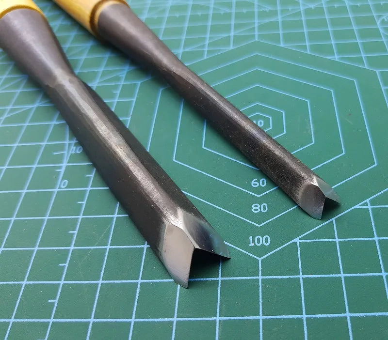 New V Punching triangle Chisel Wood Carving Knives Tools FOR Hand Carpenter Carving Blank Tool