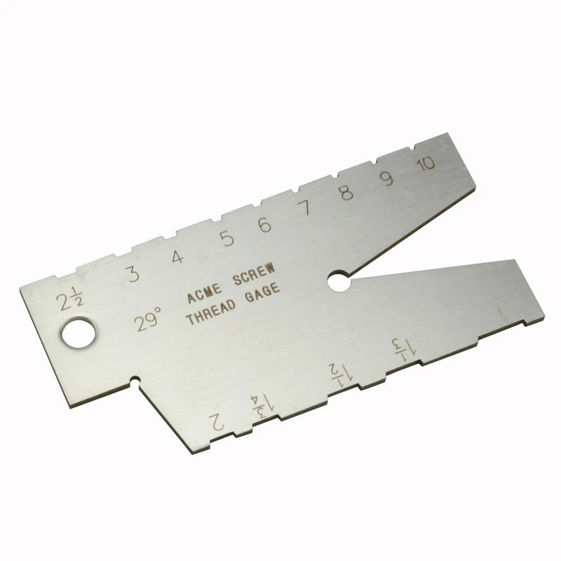 2 PIECES 29 DEGREE 30DEGREE ACME SCREW THREAD GAUGE GAGE TOOL