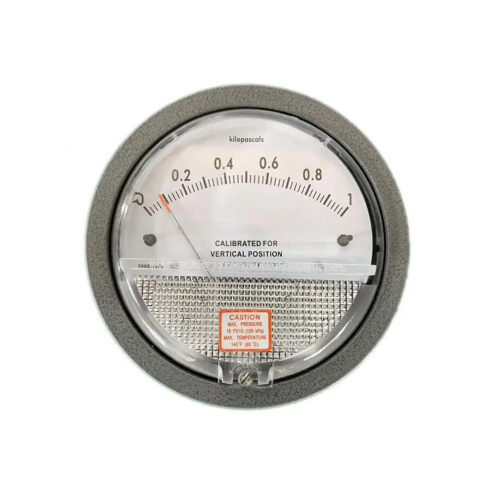 Micro Differential Pressure Gauge Meter ±30Pa to 2KPa Accuracy 2%FS for Medical and Health Clean Room