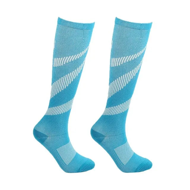 1 Pair Compression Socks Women And Men Stockings Best Medical Nursing Hiking Travel Flight Socks Running Fitness Socks