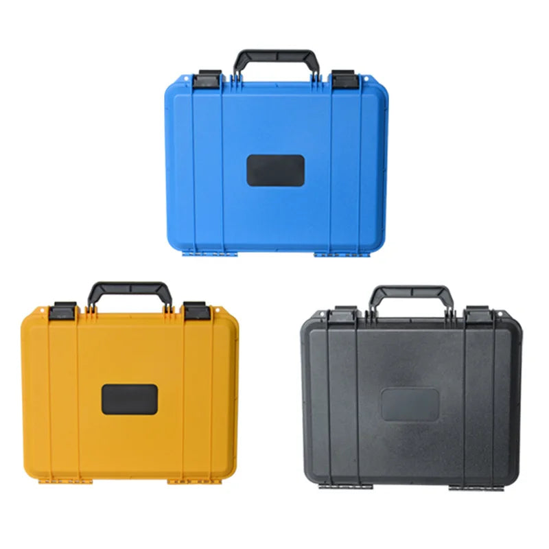 Portable Plastic Tool Box Impact resistance Carry Case Bag Tool Kit Hardware ToolBox W/Sponge Organizer Storage Box 35x27x9.5CM