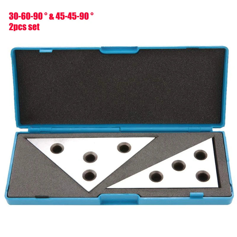 10Pcs 1-30 Degree Precision Ground Durable Angle Block Set 2pcs Angle Block For Lathes Milling Machinist Tools Angle Block Gage