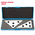 10Pcs 1-30 Degree Precision Ground Durable Angle Block Set 2pcs Angle Block For Lathes Milling Machinist Tools Angle Block Gage