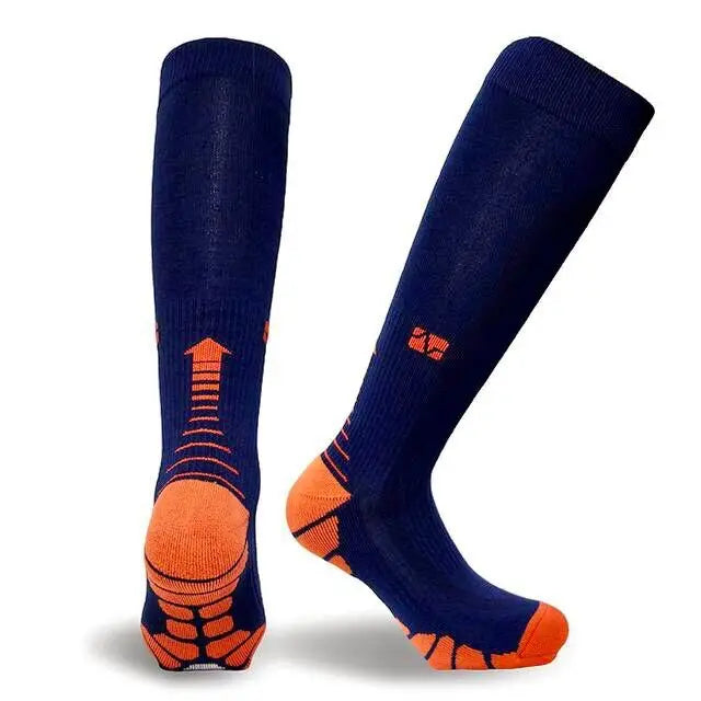 Compression Stockings Blood Circulation Promotion Slimming Compression Socks Anti-Fatigue Comfortable Solid Color Socks