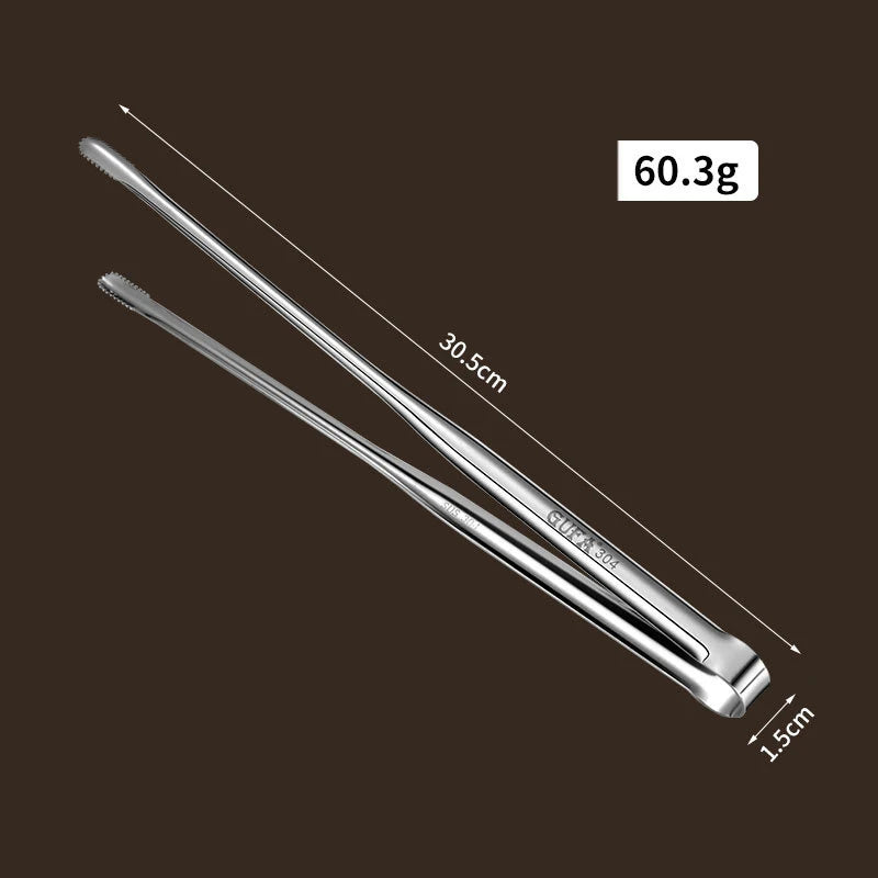 Grill Tongs Bbq Grill Tongs Stainless Steel Long Mini Kitchen Meat Food Charcoal Cooking Korean Camping Barbecue Accessories New