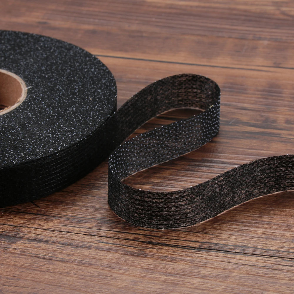 50m 2/1/1.5cm Adhesive Fabric Roll Clothes Sewing Turn up Hem Double-sided Wonder Web Iron On Hemming Tape