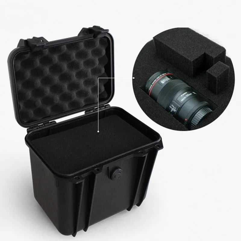 ABS Plastic Safety Equipment ToolBox Waterproof Sealed Tool Box Impact Resistant Tool Case Suitcase With Pre-cut Sponge